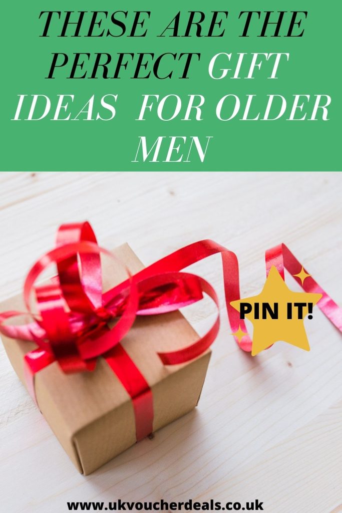 These are the perfect gifts for older men who are hard to buy for. We have covered everything from personal gifts to fun ideas by Laura at UKVoucherDeals.co.uk
