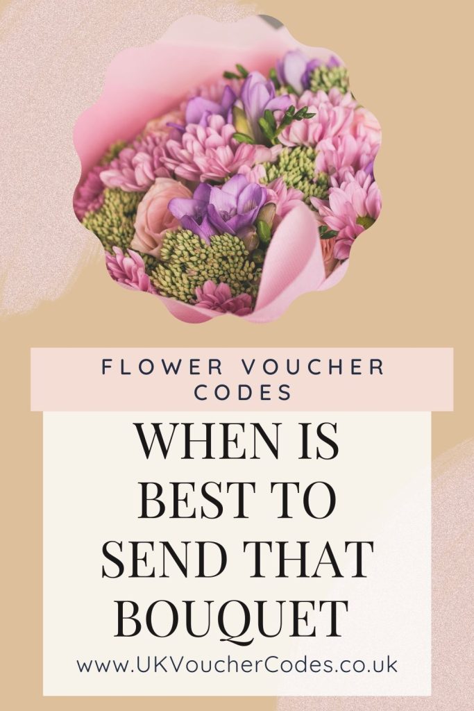 These are our best flower voucher codes that can help you save money. We've included everything from Mother's Day to Valentines. By Laura at UKVoucherDeals.co.uk