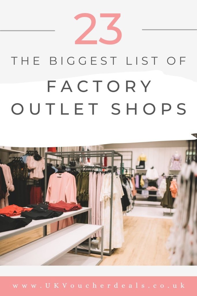 Here are 24 factory outlet shops that are online and that give you the best discounts and savings. Use UK Voucher deals to get money off online by Laura at UKVoucherdeals.co.uk